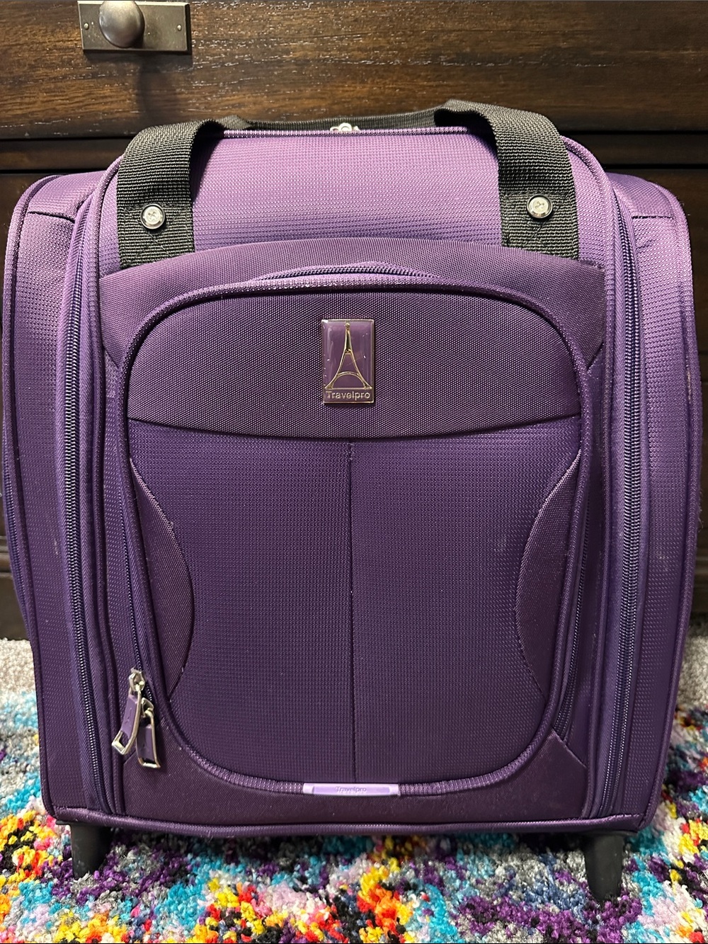 Travelpro Purple Carry-On Spinner Tote